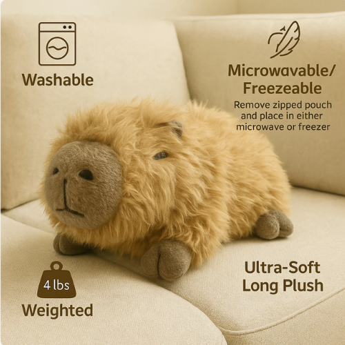 VERY RARE - Weighted Capybara (20") (Back in Stock Limited Time)
